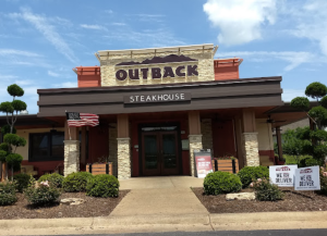 exterior of Outback Steakhouse in Jonesboro, arkansas