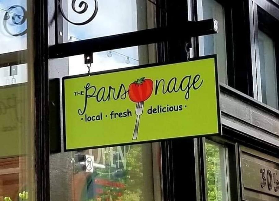 signage for the Parsonage