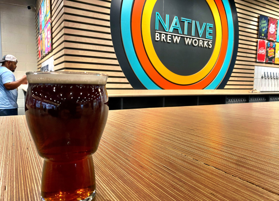pint of beer from Native Brew Works